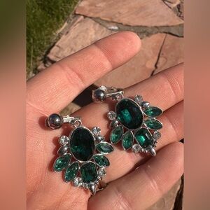Paparazzi CLIP-ON Green earrings